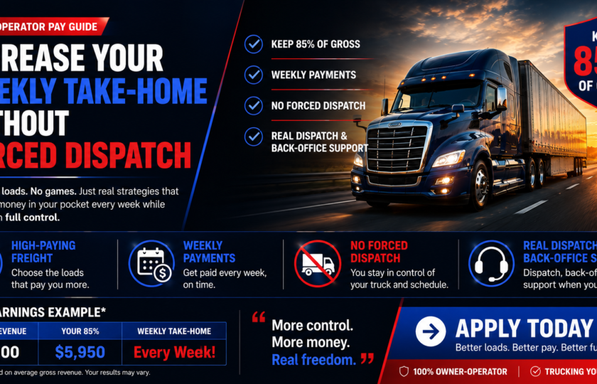 Weekly Take-Home Without Forced Dispatch