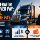 Owner Operator Truck Driver Pay: Gross vs. Take-Home Pay