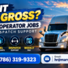 Want 85%, Gross? Owner Operator Jobs + Fuel & Dispatch